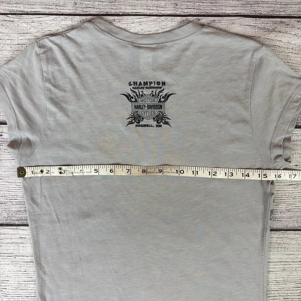 2009 Harley Davidson Motorcycles Skulls Big Print T-shirt - Picture 4 of 8